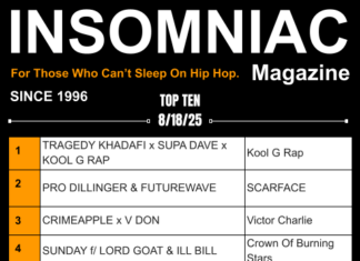 Insomniac Magazine’s Weekly Hip Hop Top 10 8/18/25