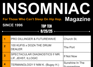 Insomniac Magazine’s Weekly Hip Hop Top Ten (8/25/25)