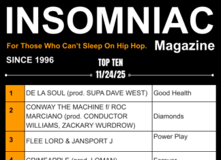 Insomniac Magazine’s Weekly Hip Hop Top Ten 11/24/25