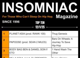 Insomniac Magazine’s Weekly Hip Hop Top Ten 12/1/25
