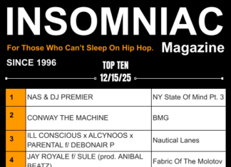 Insomniac Magazine’s Weekly Hip Hop Top Ten 12/15/25