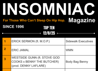 Insomniac Magazine’s Weekly Hip Hop Top Ten 12/8/25