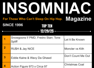 Insomniac Magazine’s Weekly Hip Hop Top Ten 12/29/25