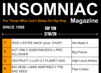 Insomniac Magazine’s Weekly Hip Hop Top Ten 2/16/26