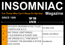 Insomniac Magazine’s Weekly Hip Hop Top Ten 3/9/26