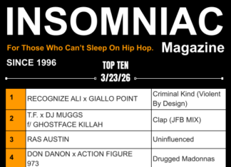 Insomniac Magazine’s Weekly Hip Hop Top Ten 3/23/26