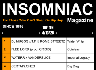 Insomniac Magazine’s Weekly Hip Hop Top Ten (4/13/26)