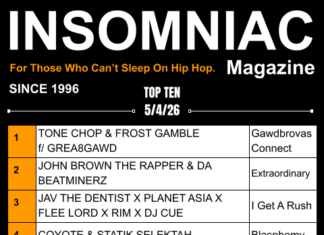 Insomniac Magazine’s Weekly Hip Hop Top Ten 5/4/26