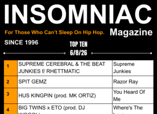 Insomniac Magazine’s Weekly Hip Hop Top Ten (6/8/26)