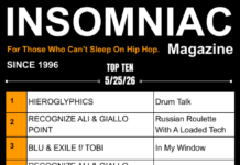 Insomniac Magazine’s Weekly Hip Hop Top Ten 5/25/26