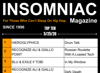 Insomniac Magazine’s Weekly Hip Hop Top Ten 5/25/26