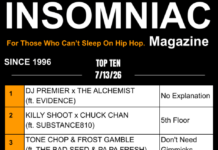 Insomniac Magazine’s Weekly Hip Hop Top Ten (7/13/26)