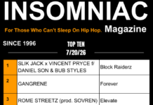 Insomniac Magazine’s Weekly Hip Hop Top Ten (7/20/26)